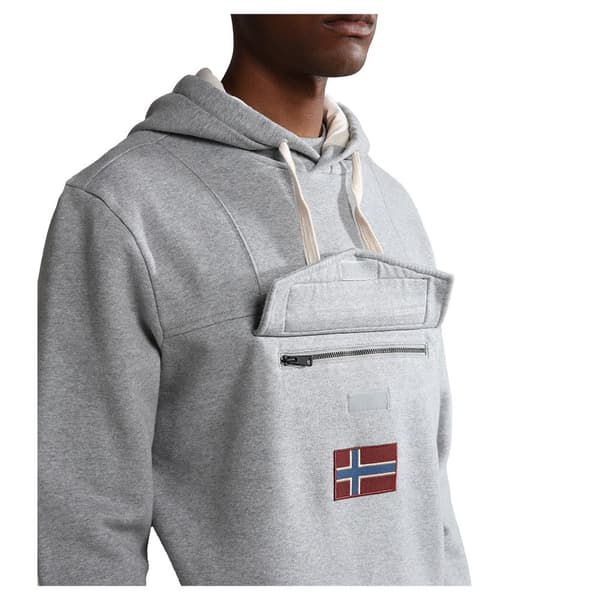 Napapijri Luvtröja Burgee Wint 2 Grå XS Man