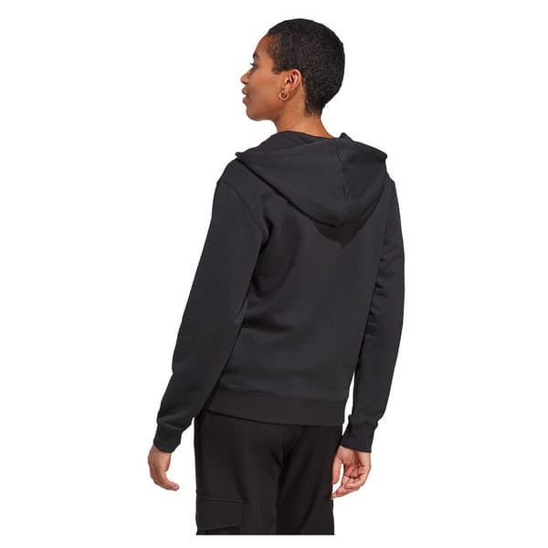 Adidas Sweatshirt Med Full Dragkedja Lin Ft Svart XS / Regular Kvinna