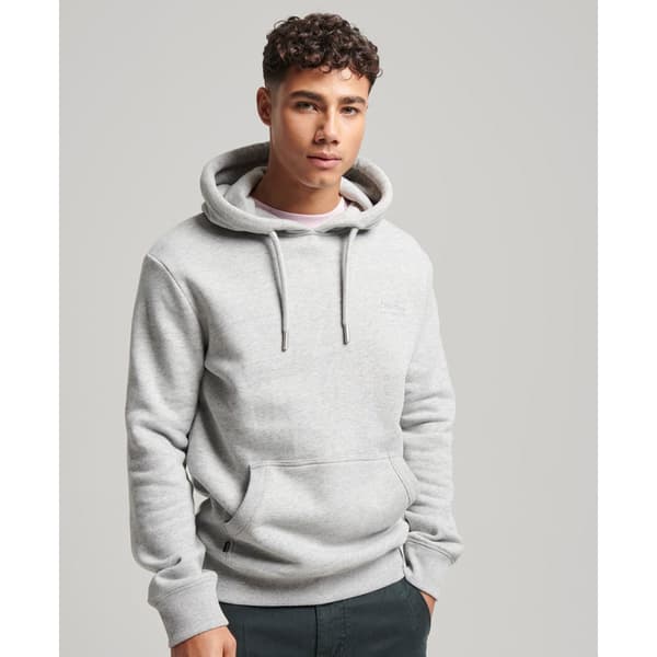 Superdry Luvtröja Vintage Logo Emb Grå S Man