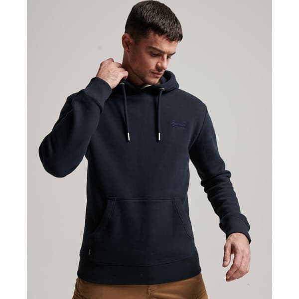 Superdry Luvtröja Vintage Logo Emb Blå S Man