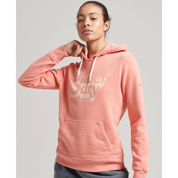 Superdry Luvtröja Vintage Shadow Orange XS Kvinna