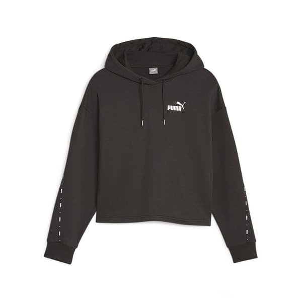 Puma Luvtröja Ess Tape Fl Svart M Kvinna