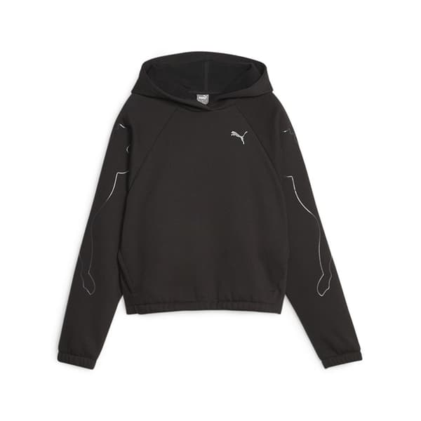 Puma Luvtröja Motion Cat Svart S Kvinna