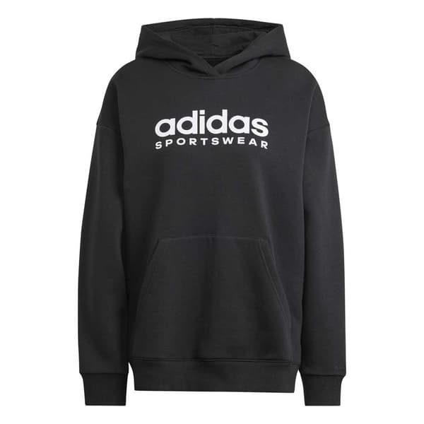 Adidas Luvtröja All Szn Fleece Graphic Svart XS Kvinna