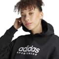 Miniatyrbild 5 av 7: Adidas Luvtröja All Szn Fleece Graphic Svart XS Kvinna