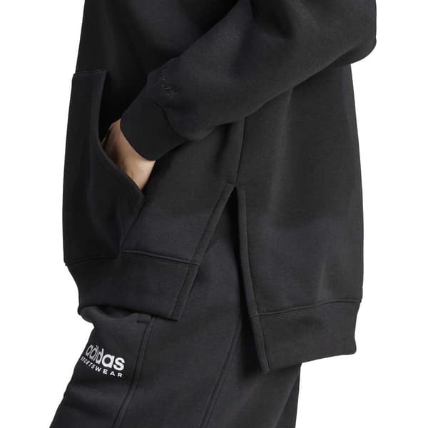 Adidas Luvtröja All Szn Fleece Graphic Svart XS Kvinna