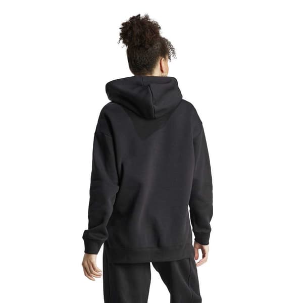 Adidas Luvtröja All Szn Fleece Graphic Svart XS Kvinna