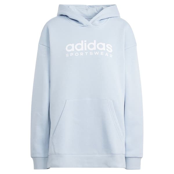 Adidas Hættetrøje All Szn Fleece Graphic Hvid S Kvinde
