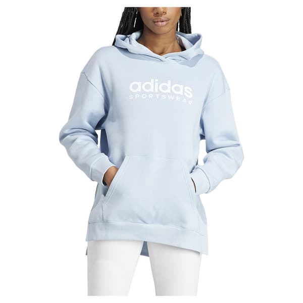 Adidas Hættetrøje All Szn Fleece Graphic Hvid S Kvinde