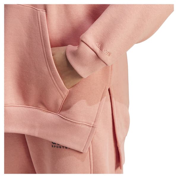 Adidas Luvtröja All Szn Fleece Graphic Rosa S Kvinna