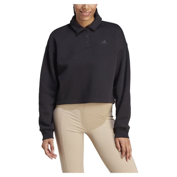 Adidas Huppari All Szn Fleece Graphic Musta S Nainen