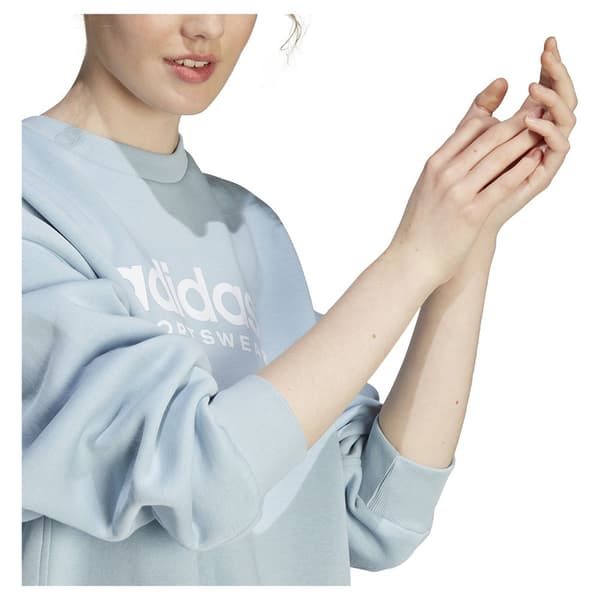 Adidas Tröja All Szn Fleece Graphic Blå M Kvinna