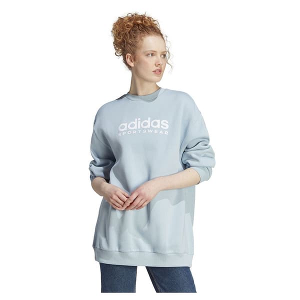 Adidas Tröja All Szn Fleece Graphic Blå M Kvinna