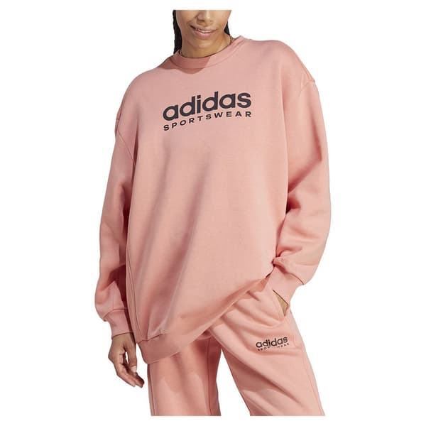Adidas Sweatshirt All Szn Fleece Graphic Orange XS Kvinde