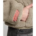 Miniatyrbild 5 av 5: Superdry Sweatshirt Med Full Dragkedja Borg Boxy Brun L Kvinna
