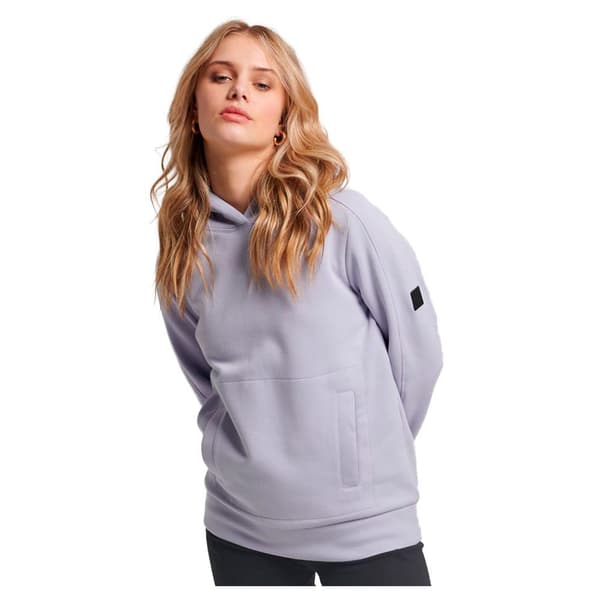 Superdry Hættetrøje Code Tech Relaxed Lilla S Kvinde