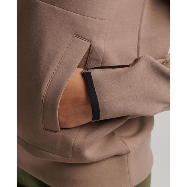 Superdry Hættetrøje Code Tech Relaxed Brun 2XS Kvinde