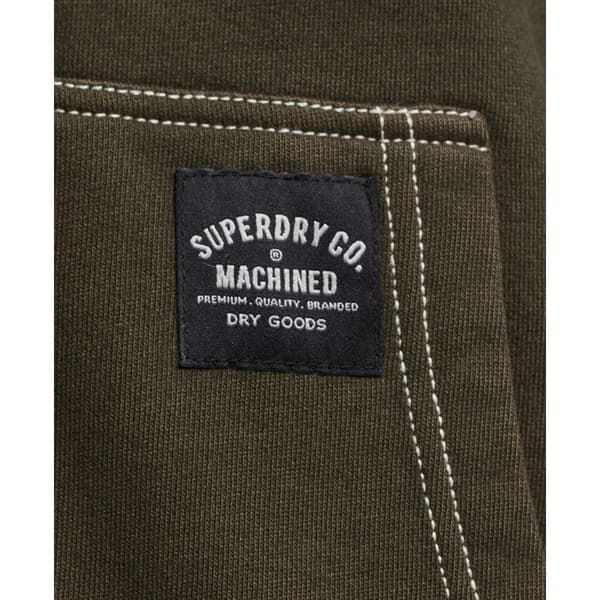 Superdry Sweatshirt Med Full Dragkedja Contrast Stitch Grönt XL Man