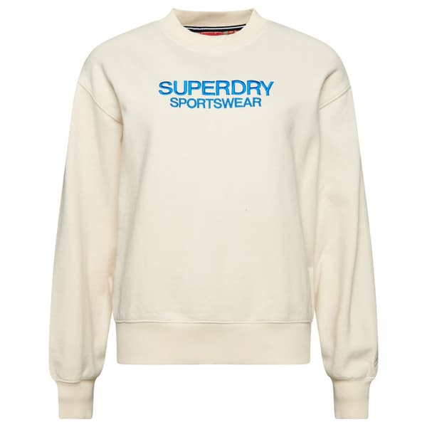 Superdry Tröja Embroidered Loose Beige XS Kvinna
