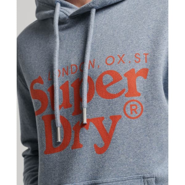 Superdry Luvtröja Venue Classic Logo Blå XL Man