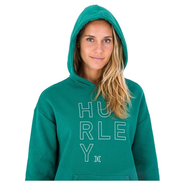 Hurley Huppari Os Outline Text Vihreä XS Nainen
