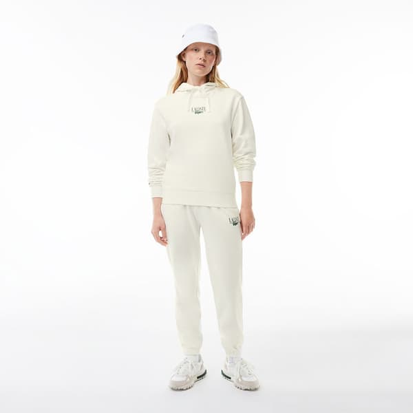 Lacoste Sweatshirt Sf0884 Hvid 38 Kvinde