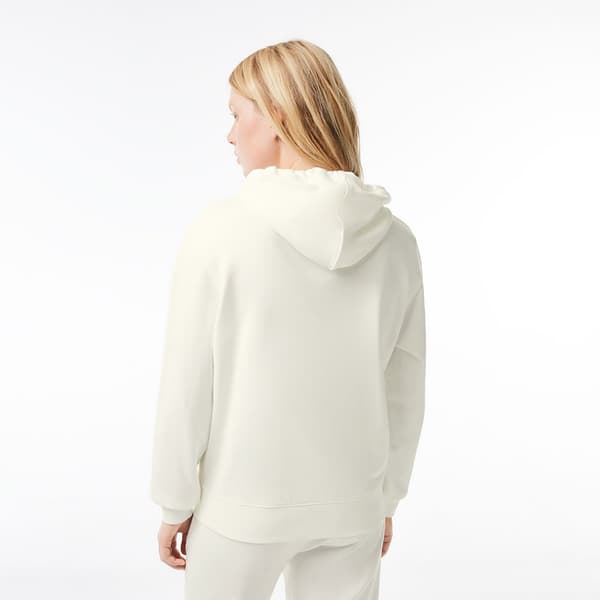 Lacoste Sweatshirt Sf0884 Hvid 38 Kvinde