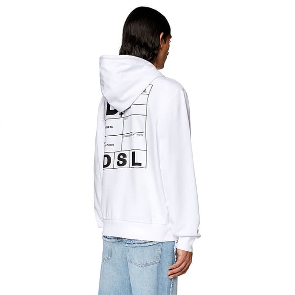 Diesel Luvtröja Ginn K35 Vit S Man