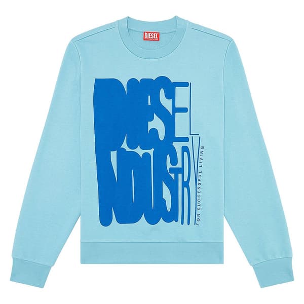 Diesel Sweatshirt Ginn K37 Blå XL Mand