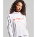 Miniatyrbild 1 av 5: Superdry Luvtröja Code Core Sport Crop Box Vit 2XS Kvinna