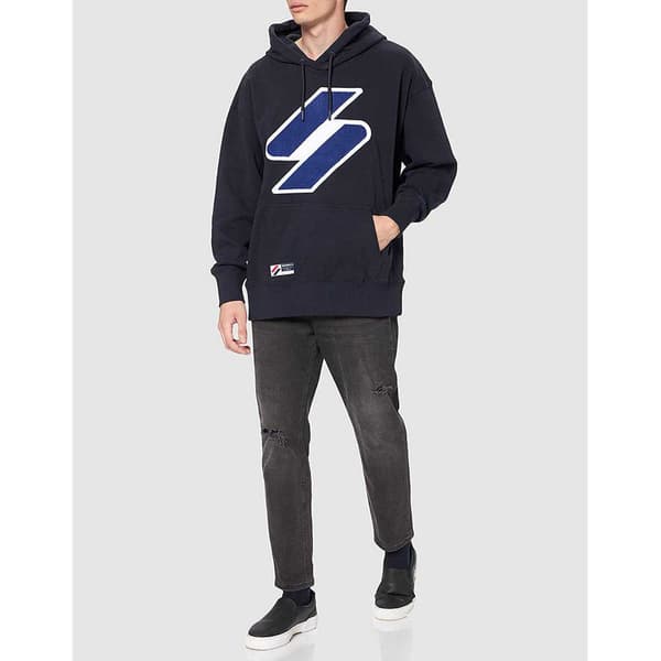 Superdry Luvtröja Code Logo Che Os Blå XS-S Kvinna