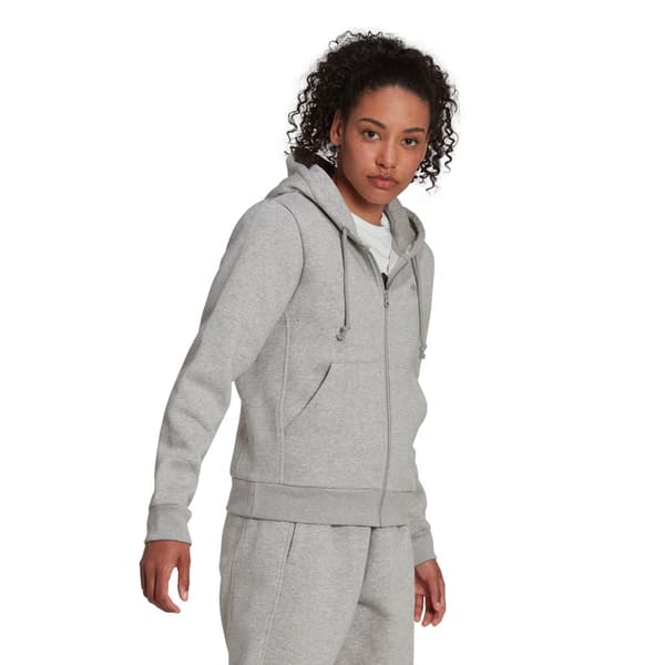 Adidas Sweatshirt Med Full Dragkedja All Sznt Grå L / Regular Kvinna