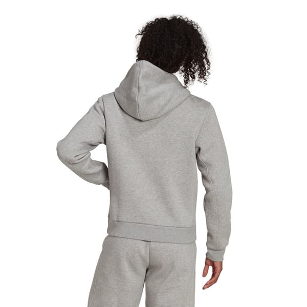 Adidas Sweatshirt Med Full Dragkedja All Sznt Grå L / Regular Kvinna