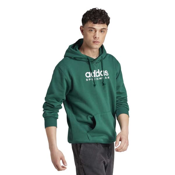 Adidas Hættetrøje All Szn Fleece Graphic Grøn L / Regular Mand