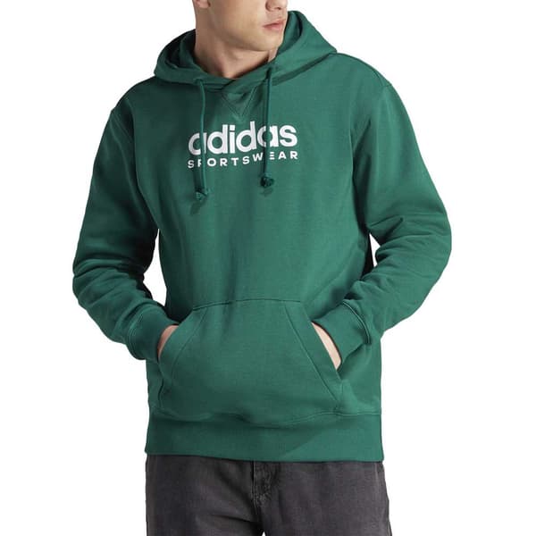 Adidas Luvtröja All Szn Fleece Graphic Grönt L / Regular Man
