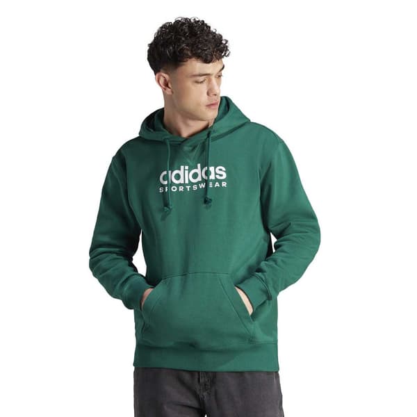 Adidas Luvtröja All Szn Fleece Graphic Grönt L / Regular Man