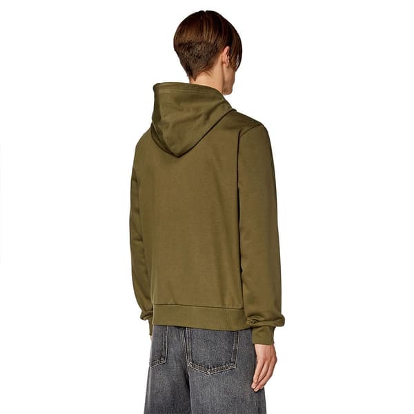 Diesel Sweatshirt Med Full Dragkedja Ginn K10 Grönt S Man