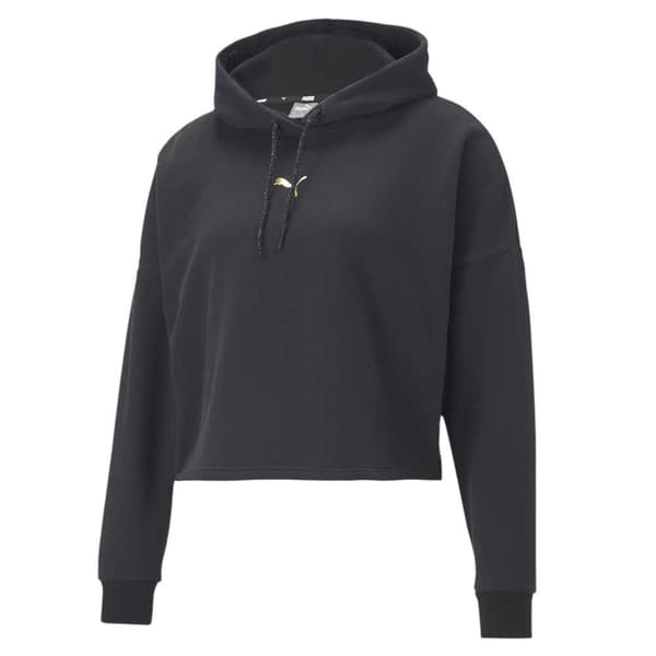 Puma Luvtröja Metallic Nights Svart M Kvinna
