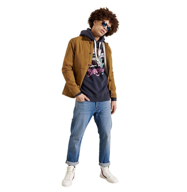 Superdry Luvtröja Workwear Blå M Man
