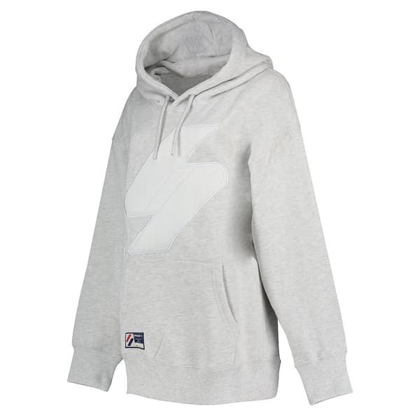 Superdry Luvtröja Code Logo Che Os Grå XS-S Kvinna