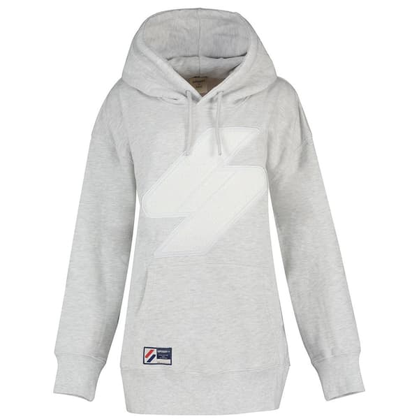 Superdry Luvtröja Code Logo Che Os Grå XS-S Kvinna