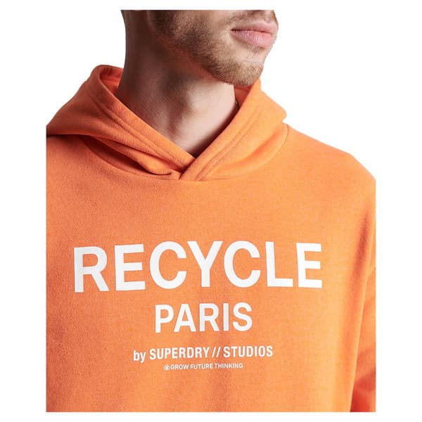 Superdry Hættetrøje Studios Rcycl City Orange XS-S Mand