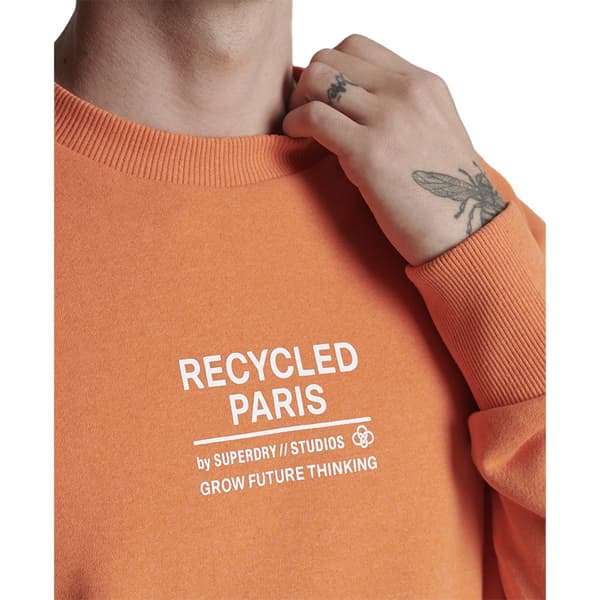 Superdry Tröja Studios Rcycl City Orange S-M Man