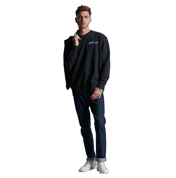 Superdry Tröja Studios Rcycl Micro Top Svart XS-S Man