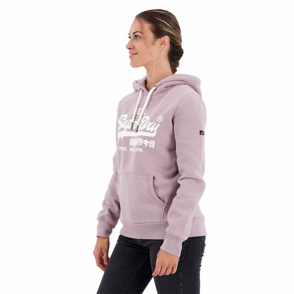 Superdry Luvtröja Vl Embellish Lila 2XS Kvinna