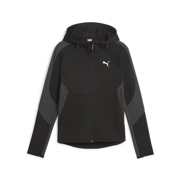 Puma Sweatshirt Med Fuld Lynlås Evostripe Sort XS Kvinde