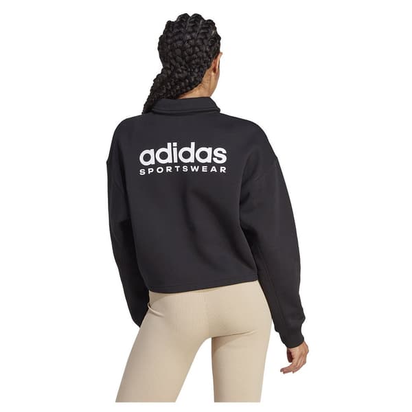 Adidas Sweatshirt All Szn Fleece Graphic Sort L Kvinde