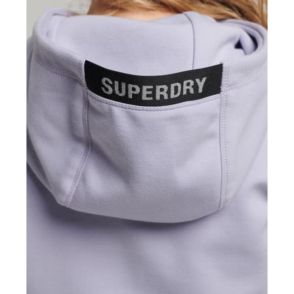 Superdry Luvtröja Code Tech Relaxed Lila 2XS Kvinna