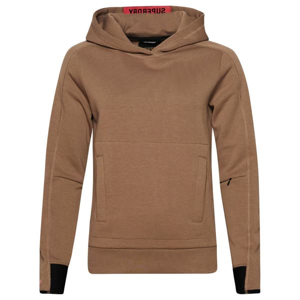 Superdry Luvtröja Code Tech Relaxed Brun L Kvinna