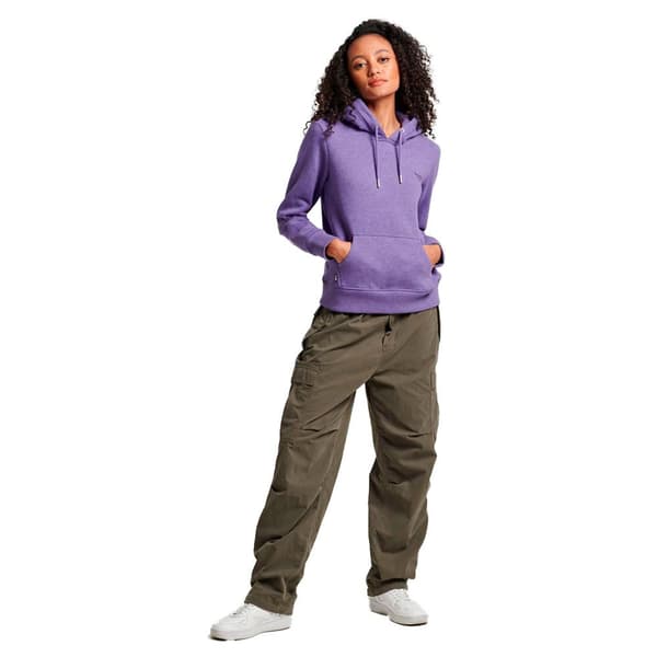 Superdry Luvtröja Essential Logo Lila XS Kvinna